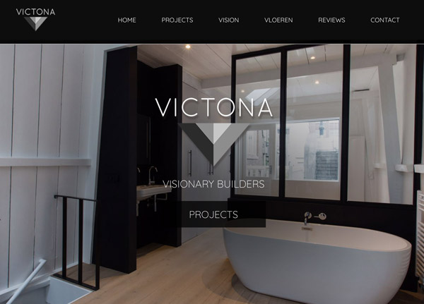 Website voor Victona van Sander de Groot Motion en Webdesign